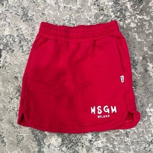 MSGM Hot Pink Skirt